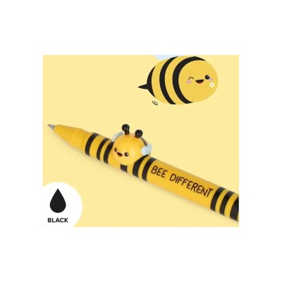 ΣΤΥΛΟ GEL 0.5mm LEGAMI ΔΙΑΚΟΣΜΗΤΙKO ΖΩΑΚΙ LOVELY FRIENDS BEE ΜΑΥΡΗ ΓΡΑΦΗ 