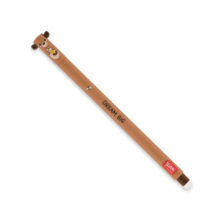ΣΤΥΛΟ GEL 0.7mm ΜΕ ΓΟΜΑ LEGAMI TEDDY BEAR ΚΟΚΚΙΝΟ ΜΕΛΑΝΙ