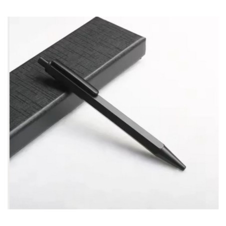 ΣΤΥΛΟ ΜΕΤΑΛΛΙΚΟ VALVORO HEXAGON MATTE ΜΑΥΡΟ