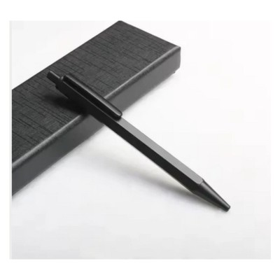 ΣΤΥΛΟ ΜΕΤΑΛΛΙΚΟ VALVORO HEXAGON MATTE ΜΑΥΡΟ