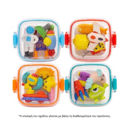 ΣΕΤ FANCY ΓΟΜΕΣ ΣΕ MINI LUNCHBOX:ΔΙΑΣΤΗΜΑ(ΤΥΧ.ΕΠΙΛ.)