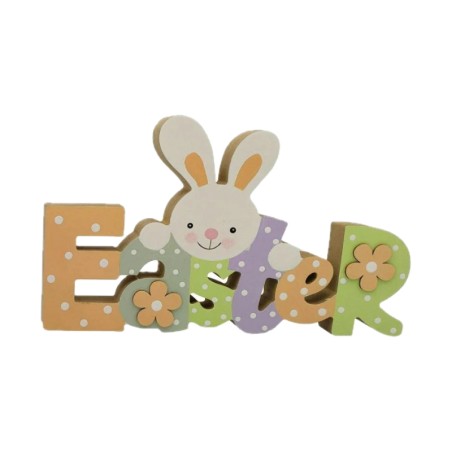 ΞΥΛΙΝΟ ΔΙΑΚΟΣΜΗΤΙΚΟ EASTER 15x25x2cm
