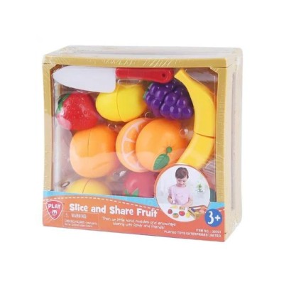 PLAYGO SLICE&SHARE FRUIT-ΤΕΛΑΡΟ ΜΕ ΦΡΟΥΤΑ ΠΛΑΣΤΙΚΟ