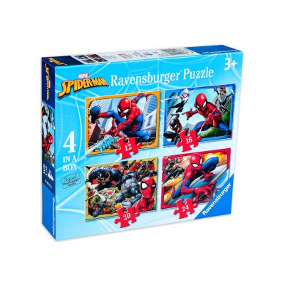 PROGRESSIVE PUZZLE RAVENSBURGER ΣΕΤ 4τμχ(12-16-20-24) SPIDERMAN