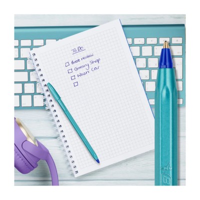 ΣΤΥΛΟ BIC CRISTAL GLACE 1.0mm ΜΠΛΕ (BLUE INK)