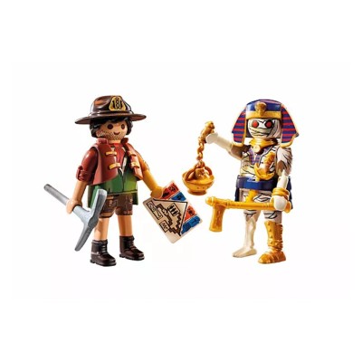 PLAYMOBIL DUOPACK ΚΥΝΗΓΟΣ ΘΗΣΑΥΡΟΥ ΚΑΙ ΜΟΥΜΙΑ(71796)