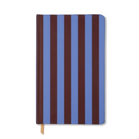 ΣΗΜΕΙΩΜΑΤΑΡΙΟ DESIGNWORKS INK SOFT TOUCH 13X21 ΡΙΓΕ 240ΣΕΛ. PURPLE+NUTMEG STRIPE