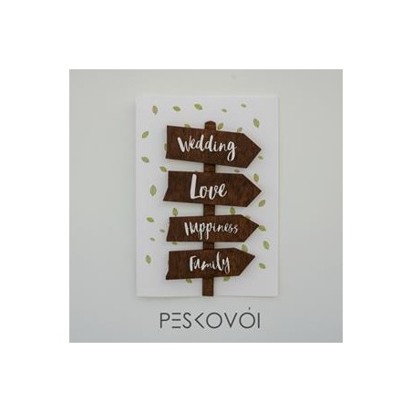 ΕΥΧΕΤΗΡΙΑ ΚΑΡΤΑ  WEDDING LOVE HAPPINESS FAMILY