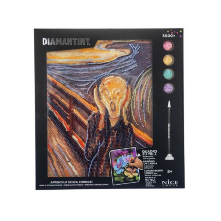 ΨΗΦΙΔΩΤΟ ΜΩΣΑΪΚΟ ΜΕ GEMS DIAMOND PAINTING DIAMANTINY-THE SCREAM