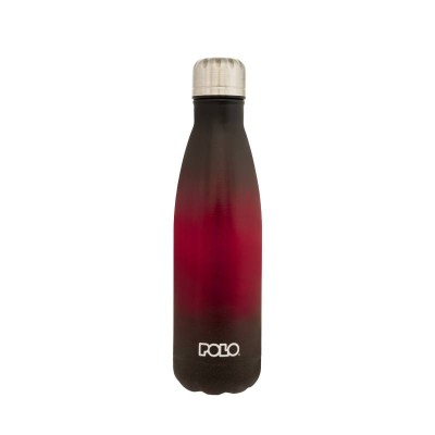 POLO ΘΕΡΜΟΣ STAINLESS STEEL 500ml GRADIENT BLACK/RED(8414)