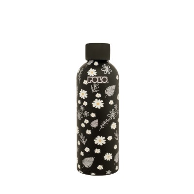 POLO ΘΕΡΜΟΣ STAINLESS STEEL 500ml BLOSSOM BLACK(8476)