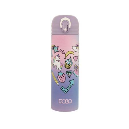 POLO ΘΕΡΜΟΣ STAINLESS STEEL 500ml JUNIOR UNICORN(8420)