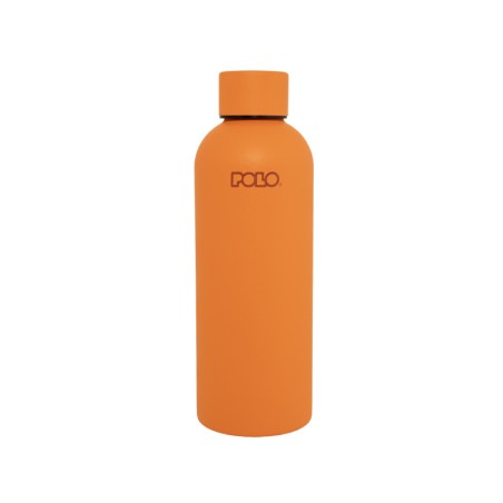 POLO ΘΕΡΜΟΣ STAINLESS STEEL 500ml SOLID ΠΟΡΤΟΚΑΛΙ(7300)