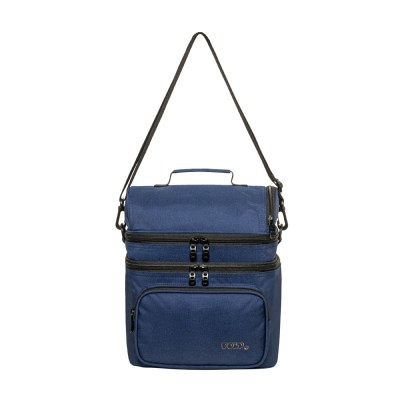 ΤΣΑΝΤΑΚΙ ΦΑΓΗΤΟΥ POLO DOUBLE COOLER ΣΚΟΥΡΟ ΜΠΛΕ(5000)