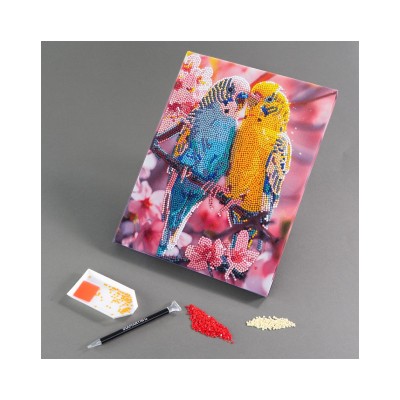DIAMANTINY ΨΗΦΙΔΩΤΟ GEMS DIAMOND PAINTING QUADRO ΠΟΥΛΙΑ-ΠΑΠΑΓΑΛΑΚΙΑ