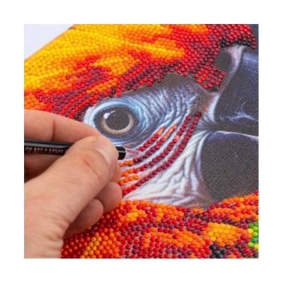 DIAMANTINY ΨΗΦΙΔΩΤΟ GEMS DIAMOND PAINTING QUADRO ΠΟΥΛΙΑ-ΠΑΠΑΓΑΛΟΣ