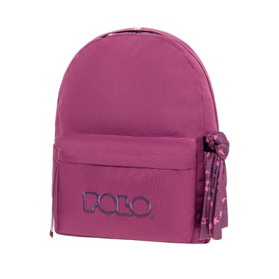 POLO ΣΑΚΙΔΙΟ ΠΛΑΤΗΣ ORIGINAL SCARF 1ΘΗΚΗ INDIGO/LILAC(4749)
