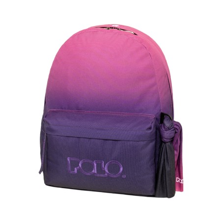 POLO ΣΑΚΙΔΙΟ ΠΛΑΤΗΣ ORIGINAL SCARF 1ΘΗΚΗ GRADIENT ΦΟΥΞΙΑ/ΜΩΒ(8415)