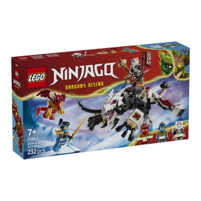 LEGO NINJAGO DRAGONS RISING ZILVAR AND GRIMTAK THE DRAGON BEAST (71863)