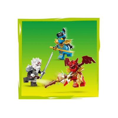LEGO NINJAGO DRAGONS RISING ZILVAR AND GRIMTAK THE DRAGON BEAST (71863)
