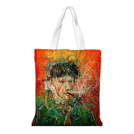 ΤΣΑΝΤΑ CANVAS 30X40 VAN GOGH MAN WITH PIPE