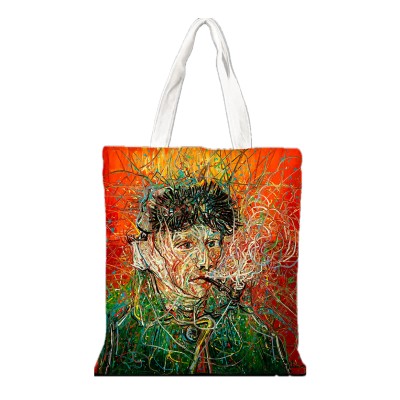 ΤΣΑΝΤΑ CANVAS 30X40 VAN GOGH MAN WITH PIPE