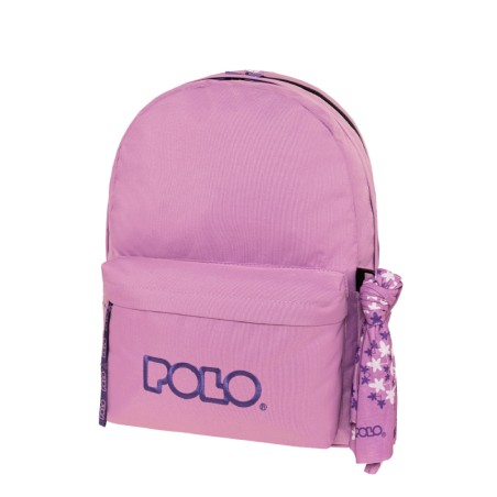 ΣΑΚΙΔΙΟ ΠΛΑΤΗΣ POLO ORIGINAL DOUBLE SCARF 2 ΘΗΚΕΣ VIOLET/INDIGO(4649)