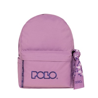 ΣΑΚΙΔΙΟ ΠΛΑΤΗΣ POLO ORIGINAL DOUBLE SCARF 2 ΘΗΚΕΣ VIOLET/INDIGO(4649)