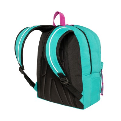 ΣΑΚΙΔΙΟ ΠΛΑΤΗΣ POLO ORIGINAL DOUBLE SCARF 2 ΘΗΚΕΣ CYAN/DARK FUCKSIA(5644)