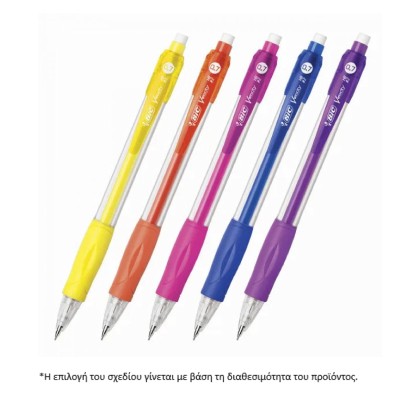 ΜΗΧΑΝΙΚΟ ΜΟΛΥΒΙ BIC VELOCITY 0.7mm ΔΙΑΦ.ΧΡ.(ΤΥΧ.ΕΠΙΛ.ΧΡ.)