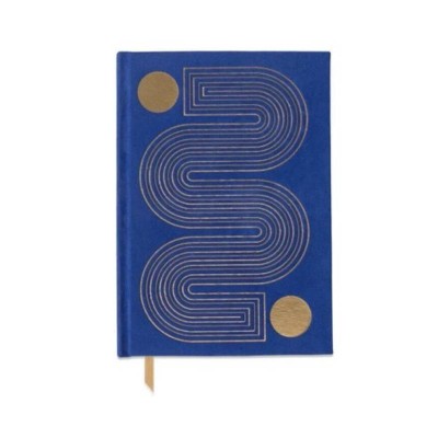 ΣΗΜΕΙΩΜΑΤΑΡΙΟ DESIGNWORKS INK Α5 160ΣΕΛ.ΡΙΓΕ SUEDETTE HARDCOVER RADIANT COBALT