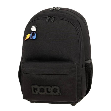 POLO ΣΑΚΙΔΙΟ ΠΛΑΤΗΣ PINS ΜΑΥΡΟ(2000)