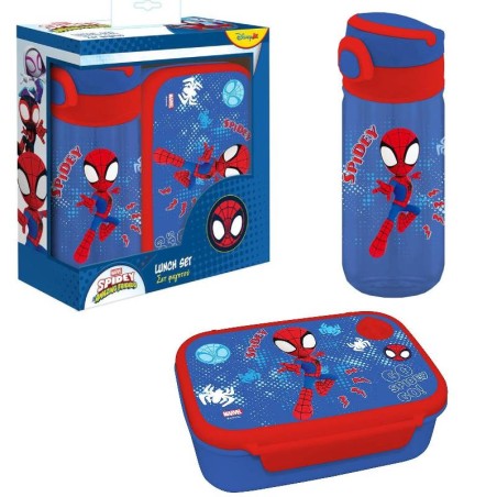 ΣΕΤ ΦΑΓΗΤΟΔΟΧΕΙΟ PP 800ml&ΠΑΓΟΥΡΙ PP 500ml SPIDEY