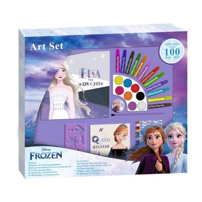 ΣΕΤ ΧΡΩΜΑΤΙΣΜΟΥ 100τμχ FROZEN