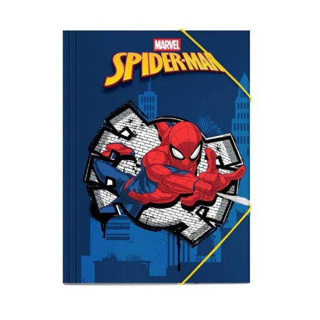 ΦΑΚΕΛΟΣ ΧΑΡΤΙΝΟΣ ΜΕ ΛΑΣΤΙΧΟ 25Χ35cm SPIDERMAN
