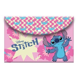 ΦΑΚΕΛΟΣ ΚΟΥΜΠΙ Α4  STITCH ΡΟΖ