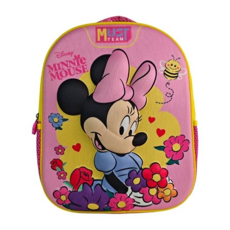 ΤΣΑΝΤΑ ΠΛΑΤΗΣ ΝΗΠΙΟΥ 26Χ10Χ32 1ΘΗΚΗ 3D EVA MINNIE MOUSE