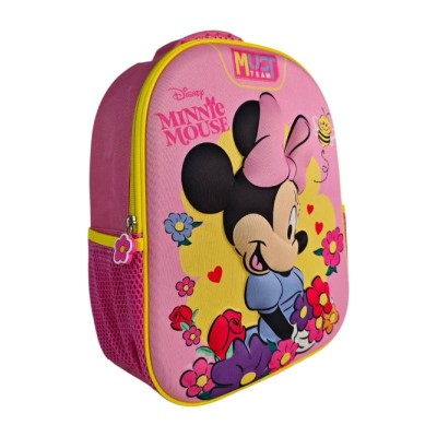 ΤΣΑΝΤΑ ΠΛΑΤΗΣ ΝΗΠΙΟΥ 26Χ10Χ32 1ΘΗΚΗ 3D EVA MINNIE MOUSE