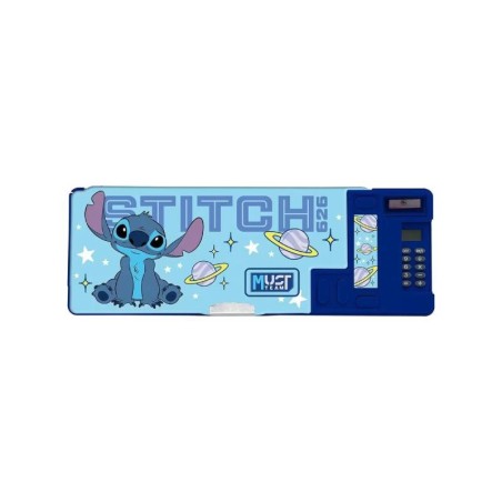 ΚΑΣΕΤΙΝΑ MUST ΜΕ ΜΑΓΝΗΤΙΚΟ ΚΟΥΜΠΩΜΑ 26Χ9Χ3.2cm STITCH BLUE