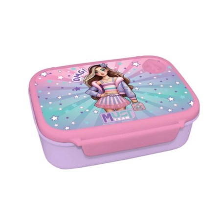 ΦΑΓΗΤΟΔΟΧΕΙΟ PP MUST TEAM 800ml 18X13X6cm GIRL OMG