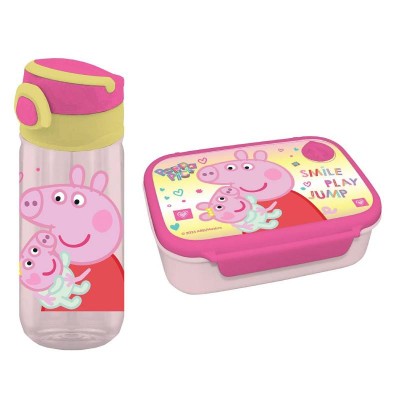 ΣΕΤ ΦΑΓΗΤΟΔΟΧΕΙΟ PP 800ml&ΠΑΓΟΥΡΙ PP 500ml PEPPA THE PIG