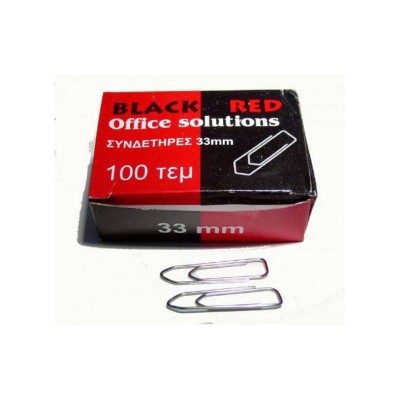 ΣΥΝΔΕΤΗΡΕΣ BLACKRED ΝΙΚΕΛ 33mm 100τμχ