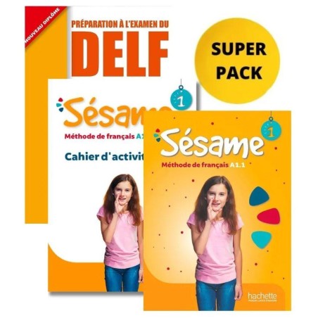 SESAME 1&DELF PRIM  SUPER PACK A1.1-E'ΔΗΜ PR1