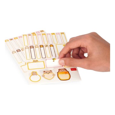 LEGAMI ΑΥΤΟΚΟΛΛΗΤΕΣ ΕΤΙΚΕΤΕΣ SET OF 66 TEDDY BEAR
