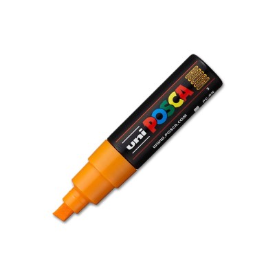  ΜΑΡΚΑΔΟΡΟΣ UNI POSCA PC-8K ΧΟΝΔΡΟ BRIGHT YELLOW