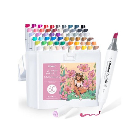 OHUHU ALCOHOL MARKERS BRUSH&CHISEL KAALA MANGA 60τμχ.