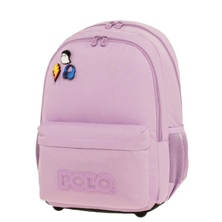 POLO ΣΑΚΙΔΙΟ ΠΛΑΤΗΣ PINS ΛΙΛΑ(4501)