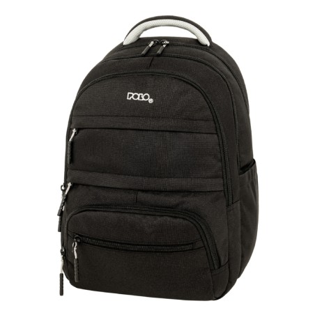 POLO ΣΑΚΙΔΙΟ ΠΛΑΤΗΣ MULTIPOCKET ΜΑΥΡΟ(2000)