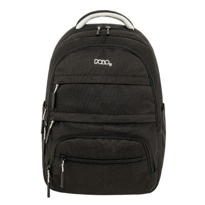 POLO ΣΑΚΙΔΙΟ ΠΛΑΤΗΣ MULTIPOCKET ΜΑΥΡΟ(2000)
