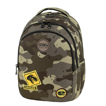 POLO ΣΑΚΙΔΙΟ ΠΛΑΤΗΣ FOCUS OLIVE CAMO(8309)
